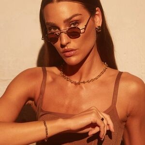 NWT Burnt Sienna 'No Time for F*ckboys' Micro Sunnies